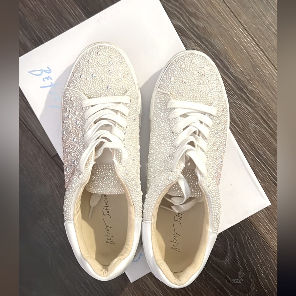 Betsey Johnson Bridal fashion sneakers